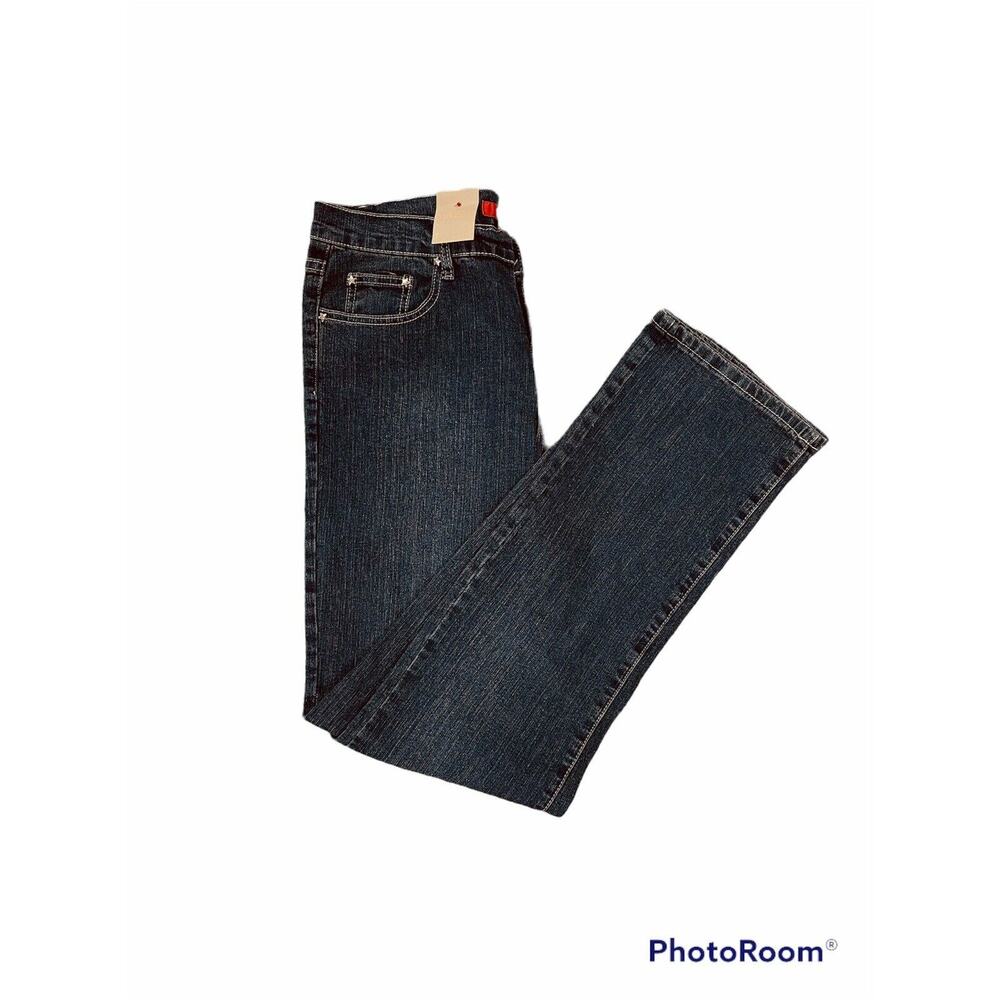 Pazzo jeans straight leg dark wash size 11 NWT